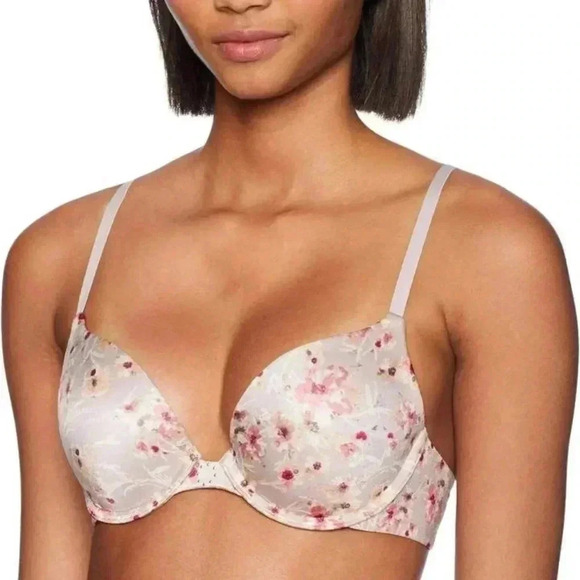 Maidenform Push-Up Bra, Size 38D Flowery Push Up Women’s Bra - Picture 1 of 12